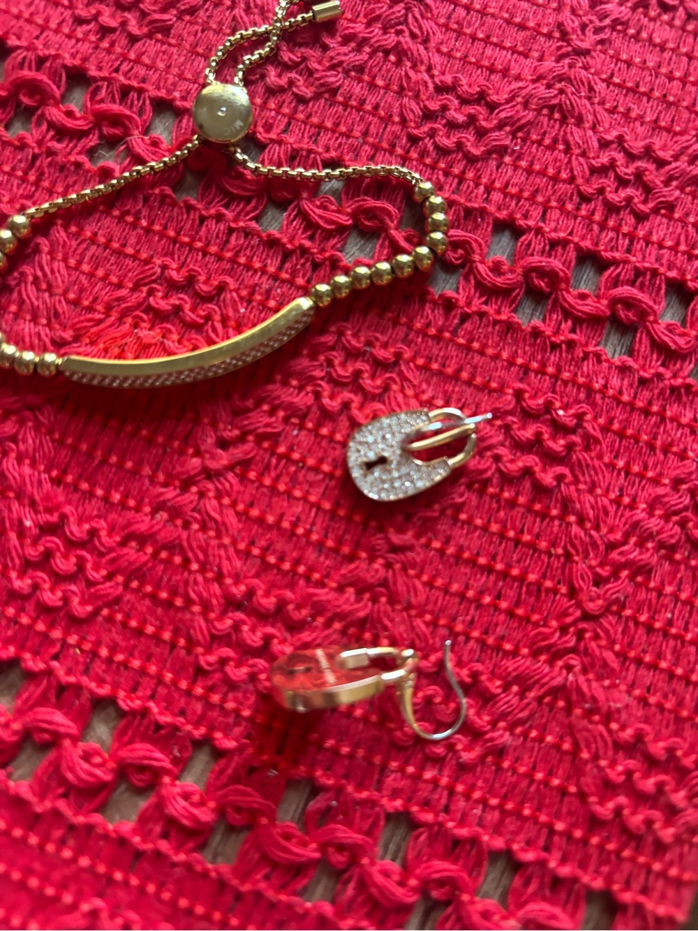Gold-Tone Women's Bracelet and Earring Set - Gold Michael Kors